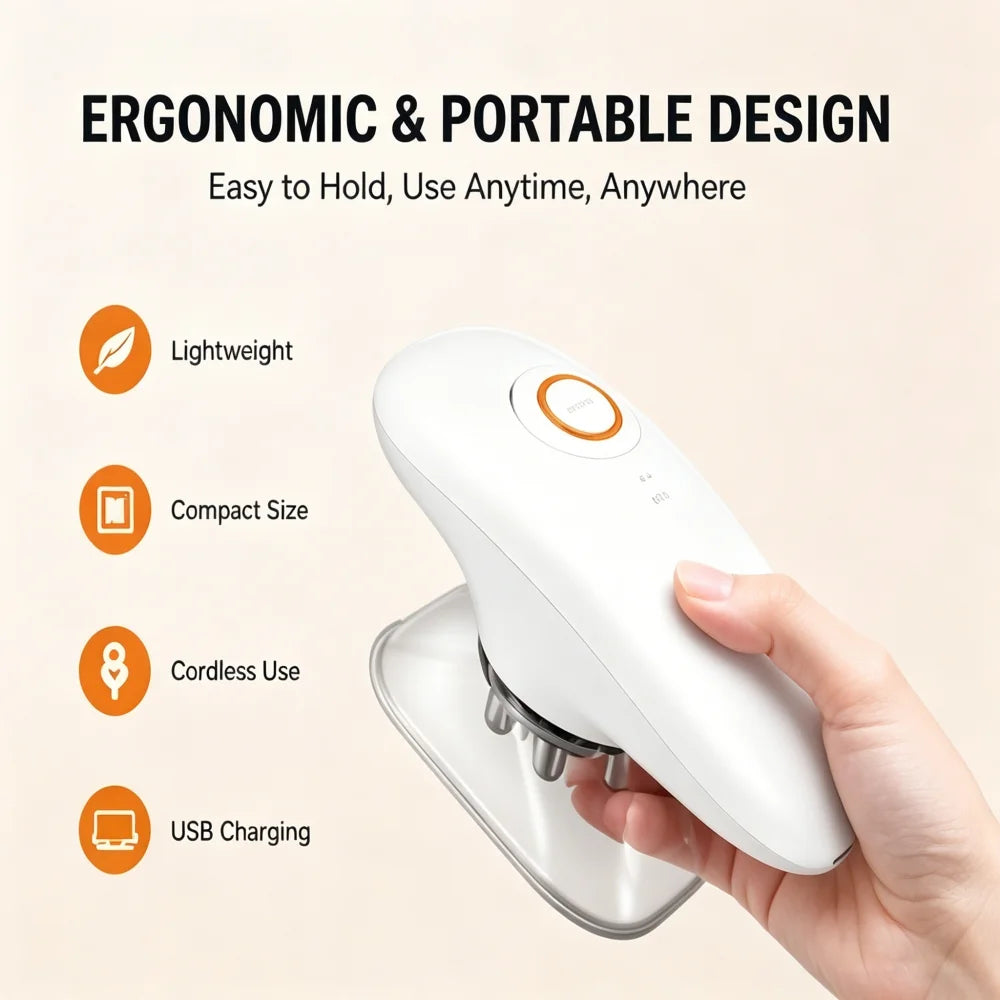 EMS Body Face Suction Massager Vacuum Anti Cellulite Slimming Device Microcurrent Beauty Machine Portable Rechargeable