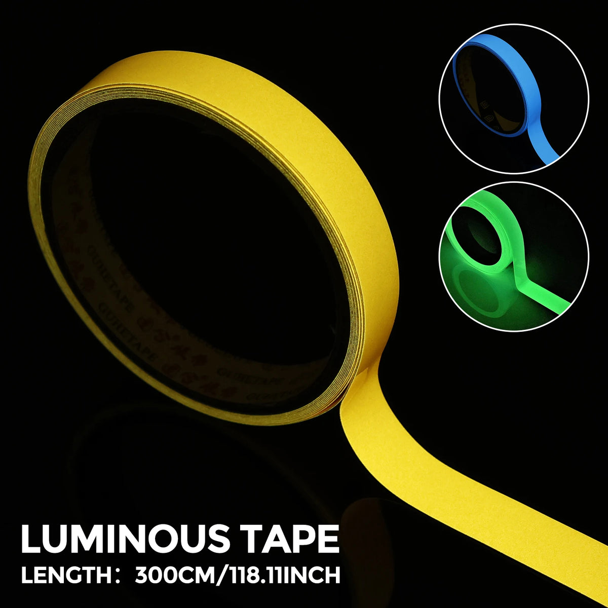Glow in The Dark Tape Glow Tape Easter Decorations Self Adhesive Waterproof Glow in The Dark Stickers Home Night DIY Craft Decor