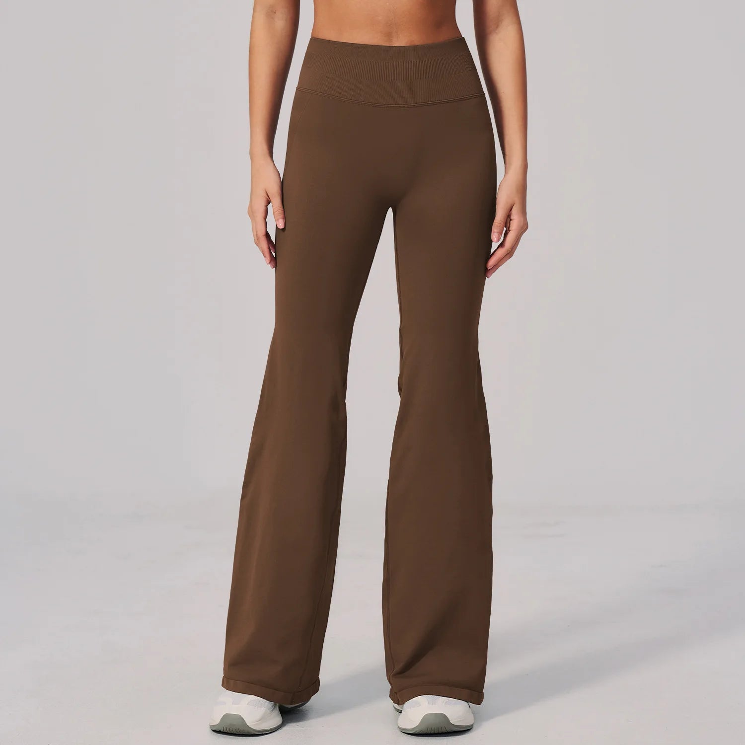 Yoga Pants High Waist Wide Leg Women Gym Clothes Woman Flare Leggings Straight Pants Fitness Bell-bottoms Workout Trousers