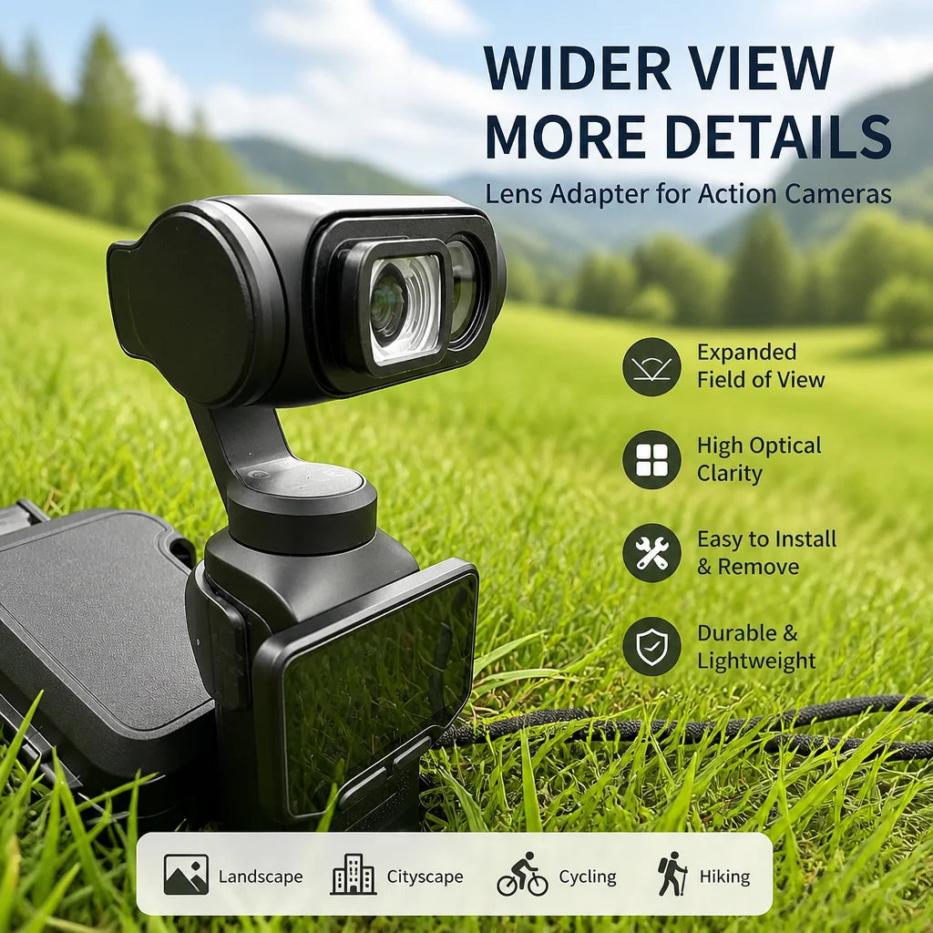 For Insta360 Luna Ultra Sports Camera Wide-Angle Lens 114° Recording And Shooting Expansion Lens for Insta360 Luna Ultra