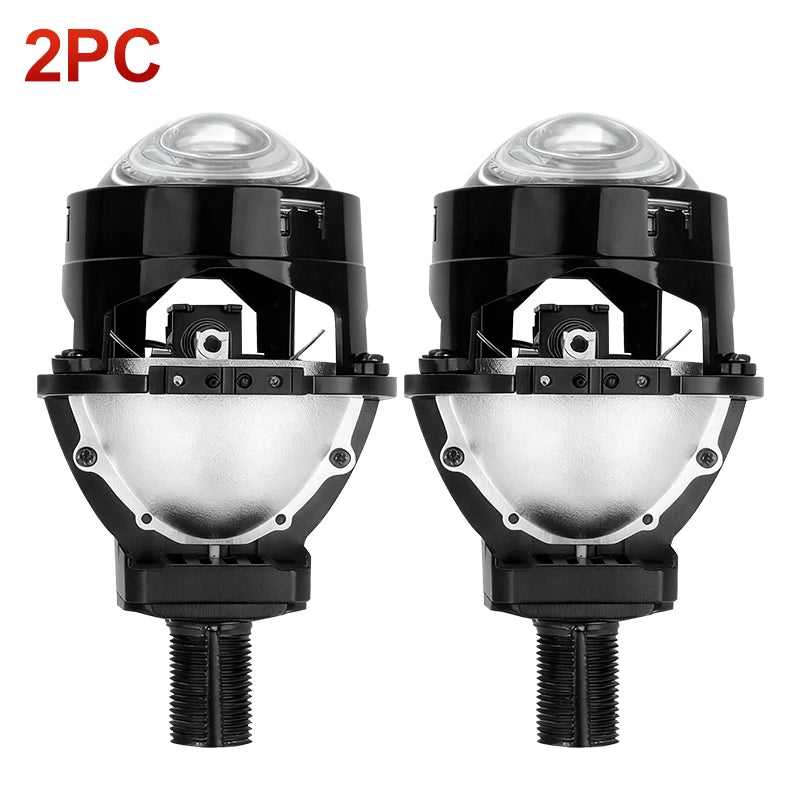 Bullvision 3 Inch Bi LED Projector Headlights Lenses for Hella LED Lights Projector 300W 30000LM Diode Headlamp Car Accessories