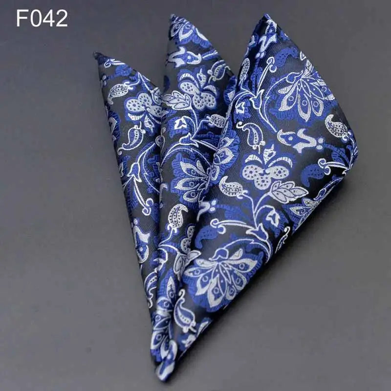41 Colors Men's Handkerchief Plaid Dot Paisley Hankies Hanky Business Pocket Square Chest Towel 25*25CM