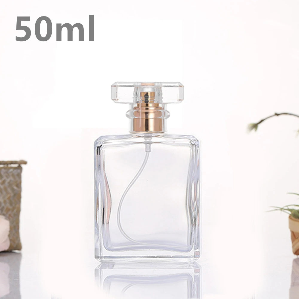 1pcs 30ml 50ml Luxury Crystal Glass Perfume Bottle Vintage Empty Portable Travel Refillable Rechargeable Spray Atomizer Women