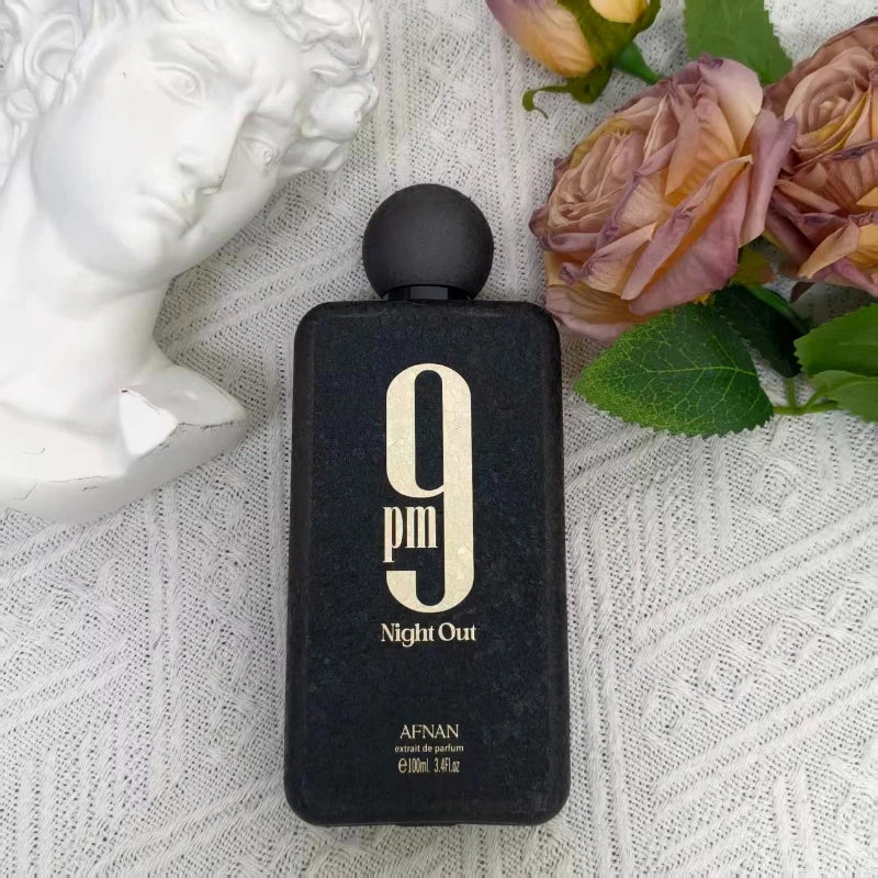 AFNAN 9PM Night Out Men's Perfume Arabic Fragrance Perfumes and Colognes Woody Masculine Rich Attractive Luxury Scent 100ml