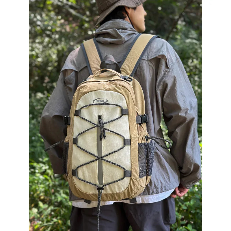 Small Outdoor Travel Backpack for Women, Lightweigh Waterproof Hiking and Mountaineering BackpackJunior High School Bag Student