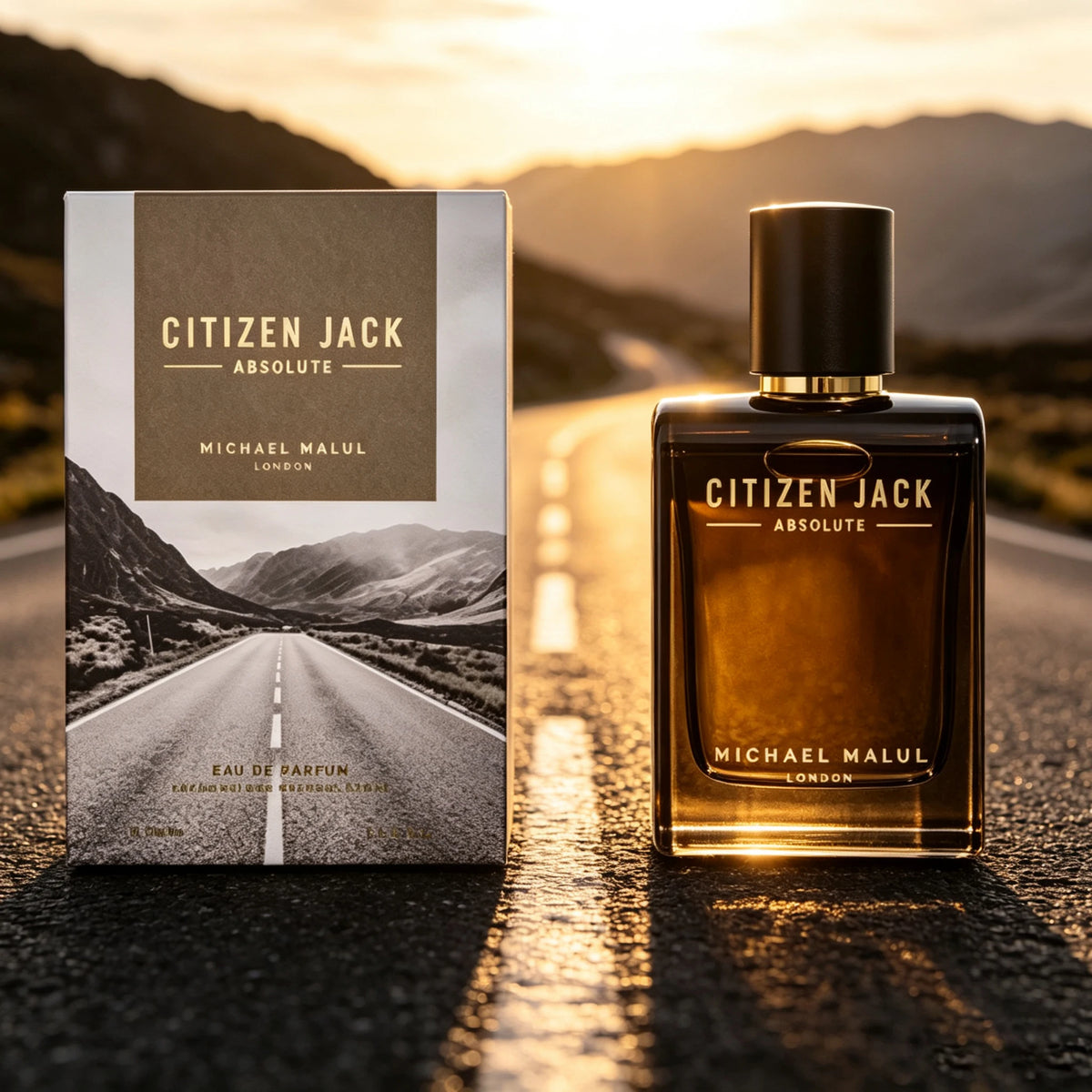 Michael Malul Citizen Jack Absolute perfume, mature tough guy, wild road fragrance, and niche premium fragrance