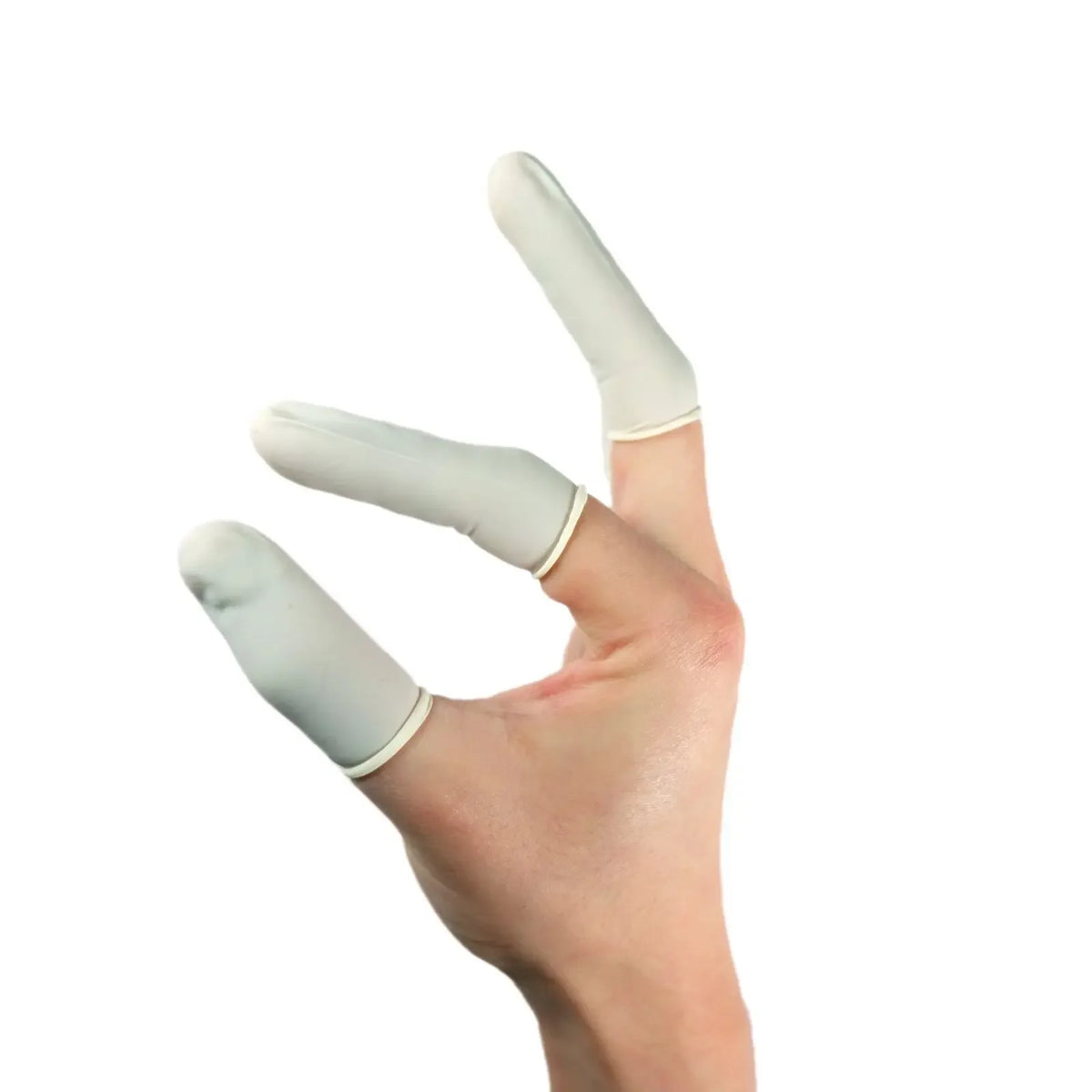 20/300PCS Disposable Fingertips Protector Gloves Natural Rubber Non-slip Anti-static Latex Finger Cots Fingertips rubber gloves