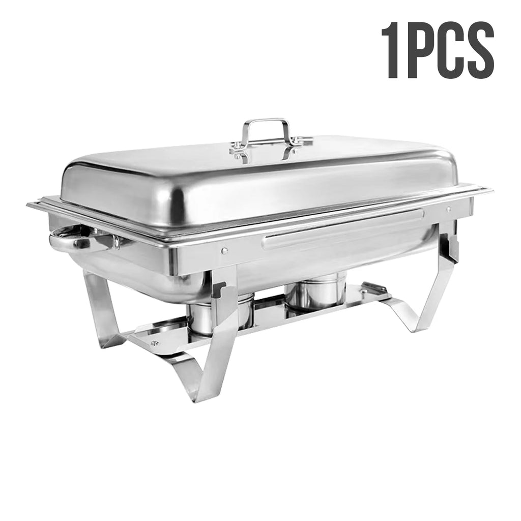 Chafing Dish Buffet Set Stainless Steel 316 Restaurant Catering with Lids Holders Food Warmer Server for Party Banque Weddings