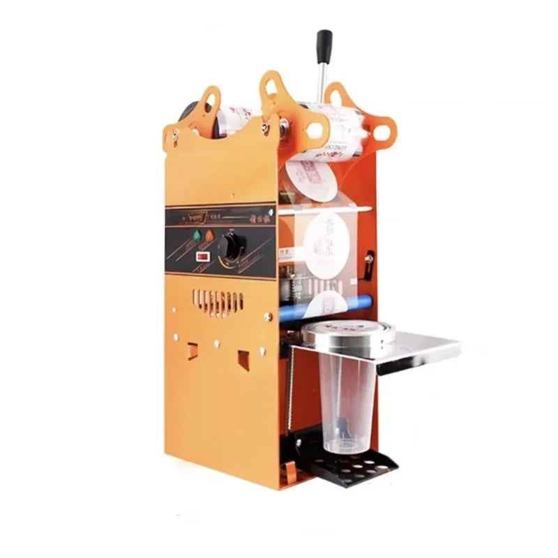 Manual sealing machine, 90mm/95mm plastic cup sealing for cold drink shops