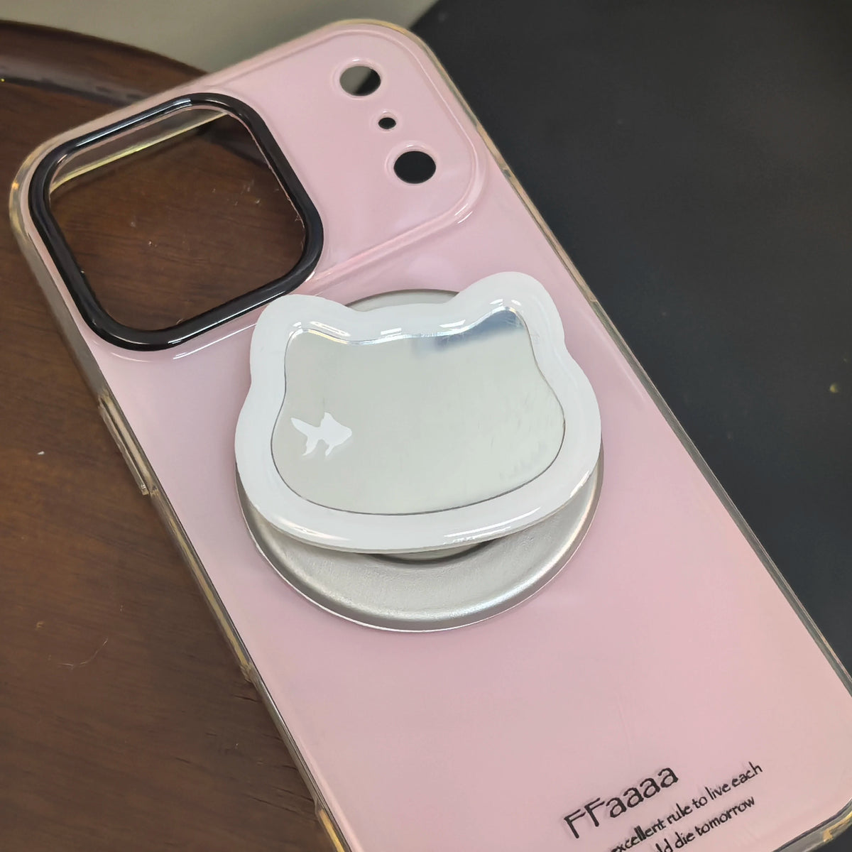 Korean Hello Kitty Makeup Mirror For MagSafe Magnetic Bracket Phone Grip Tok Griptok For iPhone 18 17 Accessories Bracket Ring