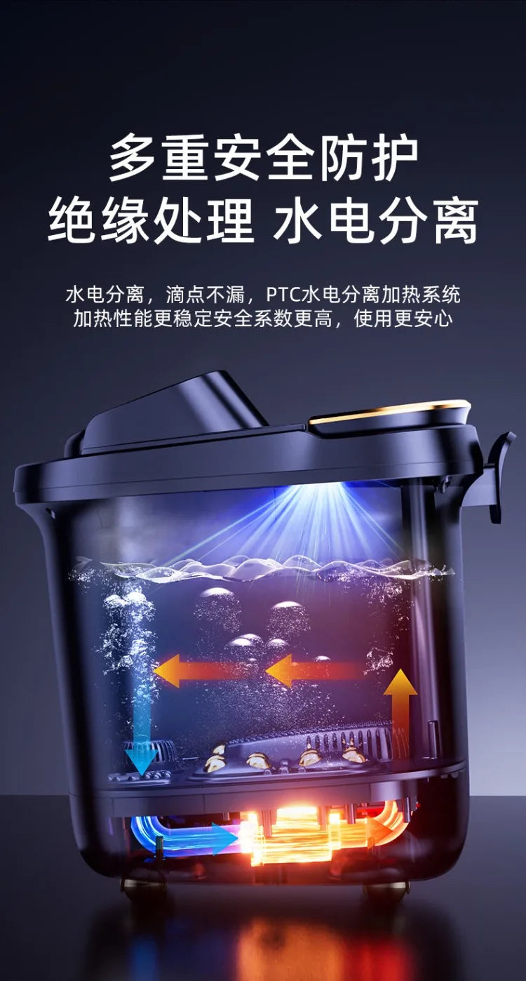 220V Royalstar Foot Spa Bath Massage Bucket with Heating and Constant Temperature Electric Automatic WDB