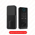 NAIERDI Smart Door Lock Tuya Fingerprint Keyless Entry Door Lock Anti-theft Security Digital Electronic Locks Door Hardware