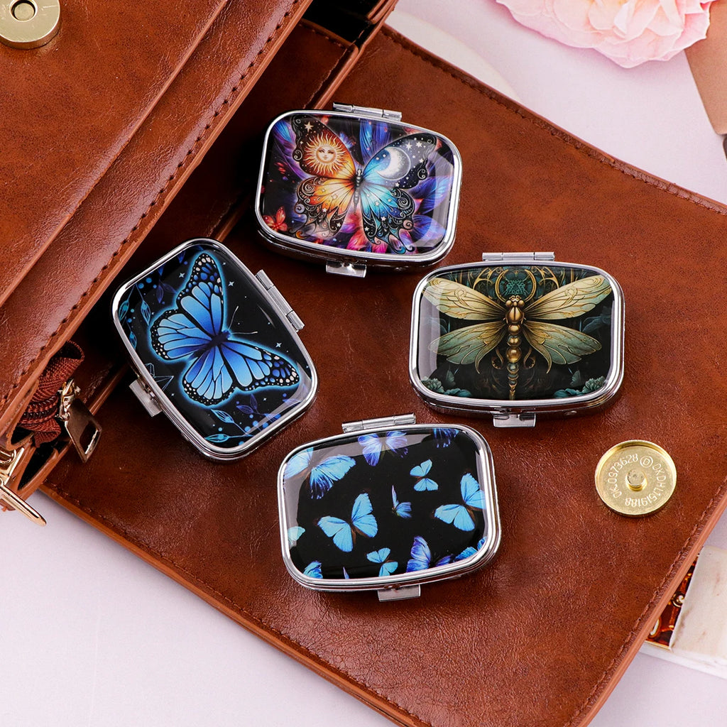 Animals Metal Medicine Box Bird Pill Packaging Health Products Butterfly Moisture Resistant Storage Case Personalized Casket