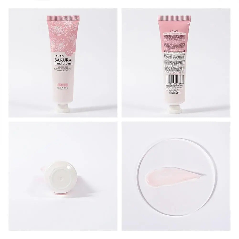 Sakura Hand Cream Whitening Wrinkle Removal Anti-crack Moisturizing Skin Care Cracked Repair Products Repair Hand Gream