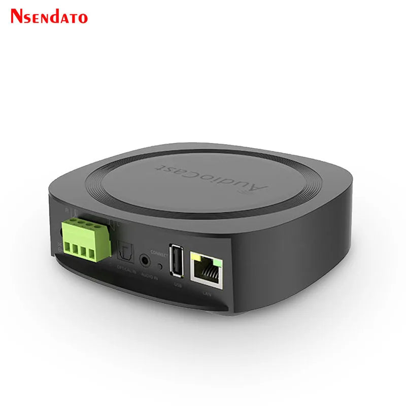 IEAST Audiocast AMP50 Wireless WiFi & BT V5.0 Amplifier Multi room Audio Music Receiver Adapter For Airplay DLNA Speakers Mic TV