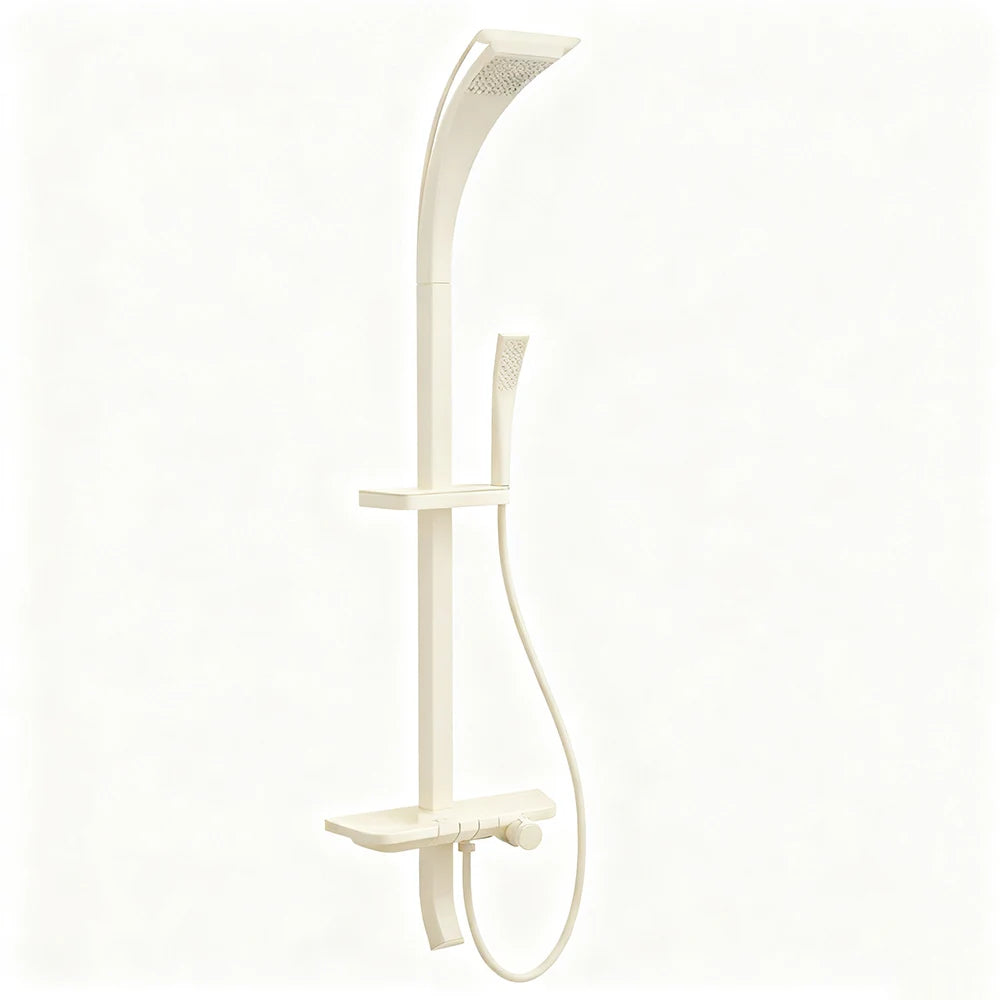 High Quality Modern Showers System Rainfall Brass Mixer Bathroom Faucet Shower Set Bathtub Smart Thermostatic Rain Shower Column