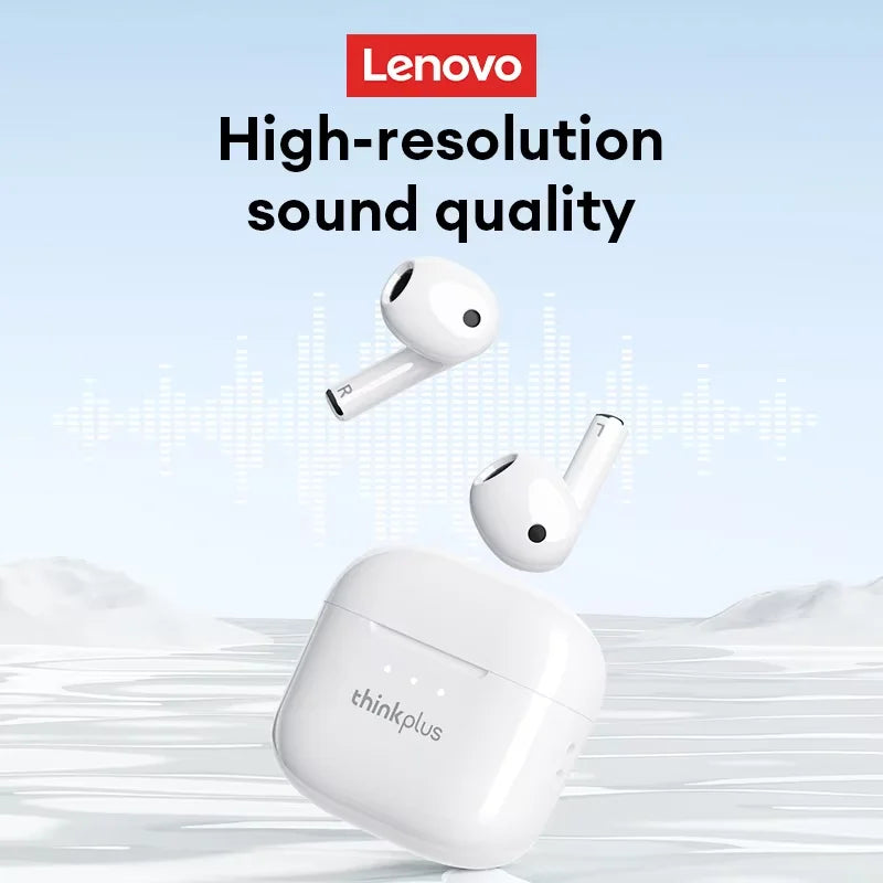 Lenovo LP23 Headphones Wireless Bluetooth 5.4 TWS Hifi Stereo Earphones Gaming Sports Touch Control HD Call with Mic Earbud
