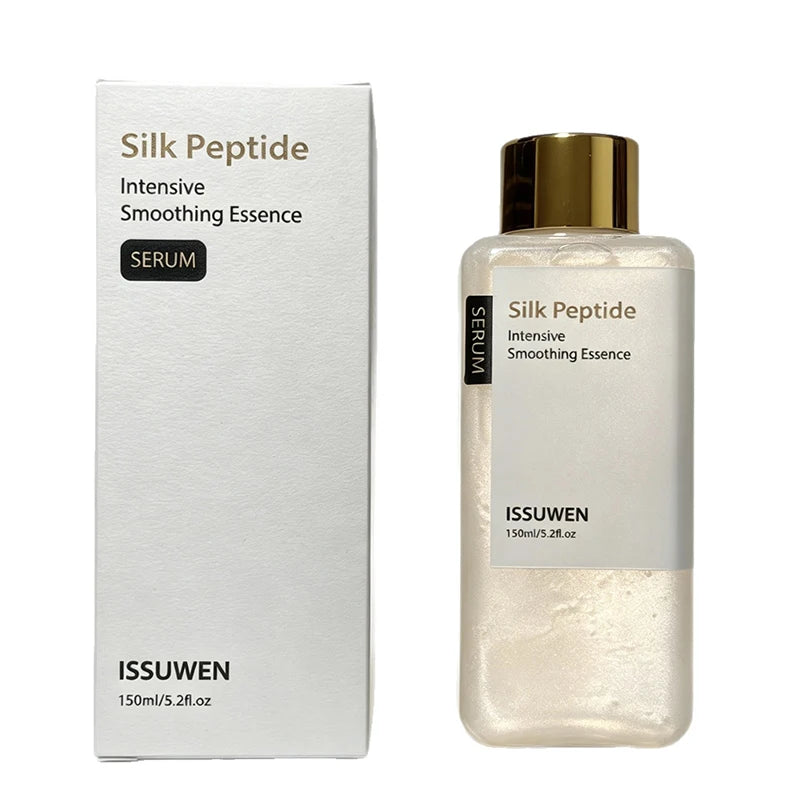 Korean Silk Peptide Facial Essence Toner Relieve Skin Sensitivity Dryness Quick Absorb Non-greasy Hydrating Lock Skin Moisture
