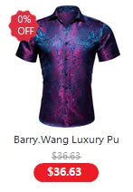 Gold Paisley Bright Shirts Men Autumn Long Sleeve Casual Flower Shirts For Men Designer Fit Dress Shirts BCY-07
