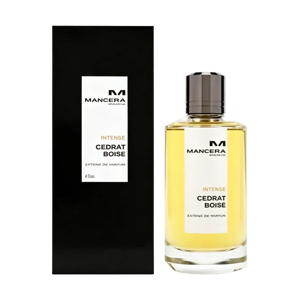 Mancera Intense Cedrat Boise Eau De Parfum, 120ml / 4 Fl oz – Citrus Woody Intense Fragrance (Lemon, Blackcurrant, Leather)