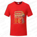 Vintage 1965 Print T-shirts for Men Women Birthday Vintage Letter Design Tshirt Short Sleeve Clothes Fashion Casual Tee Clothing