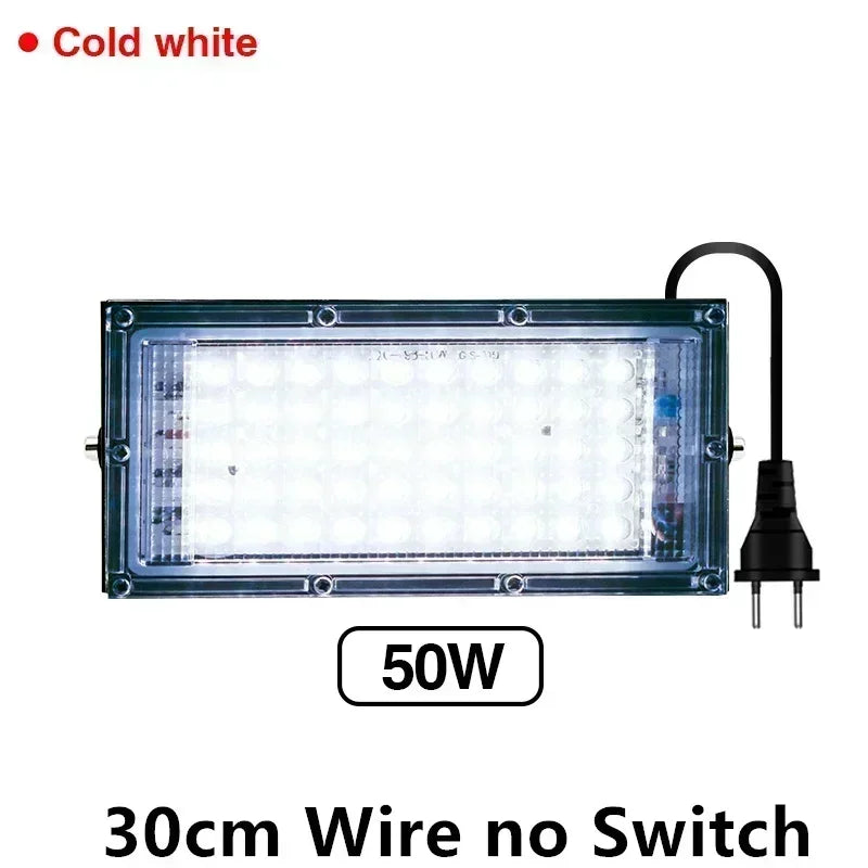 LED Floodlight 50W 100W AC220V 230V High Brightness Lighting Outdoor Waterproof Floodlight Outdoor Road Garden Courtyard Lights