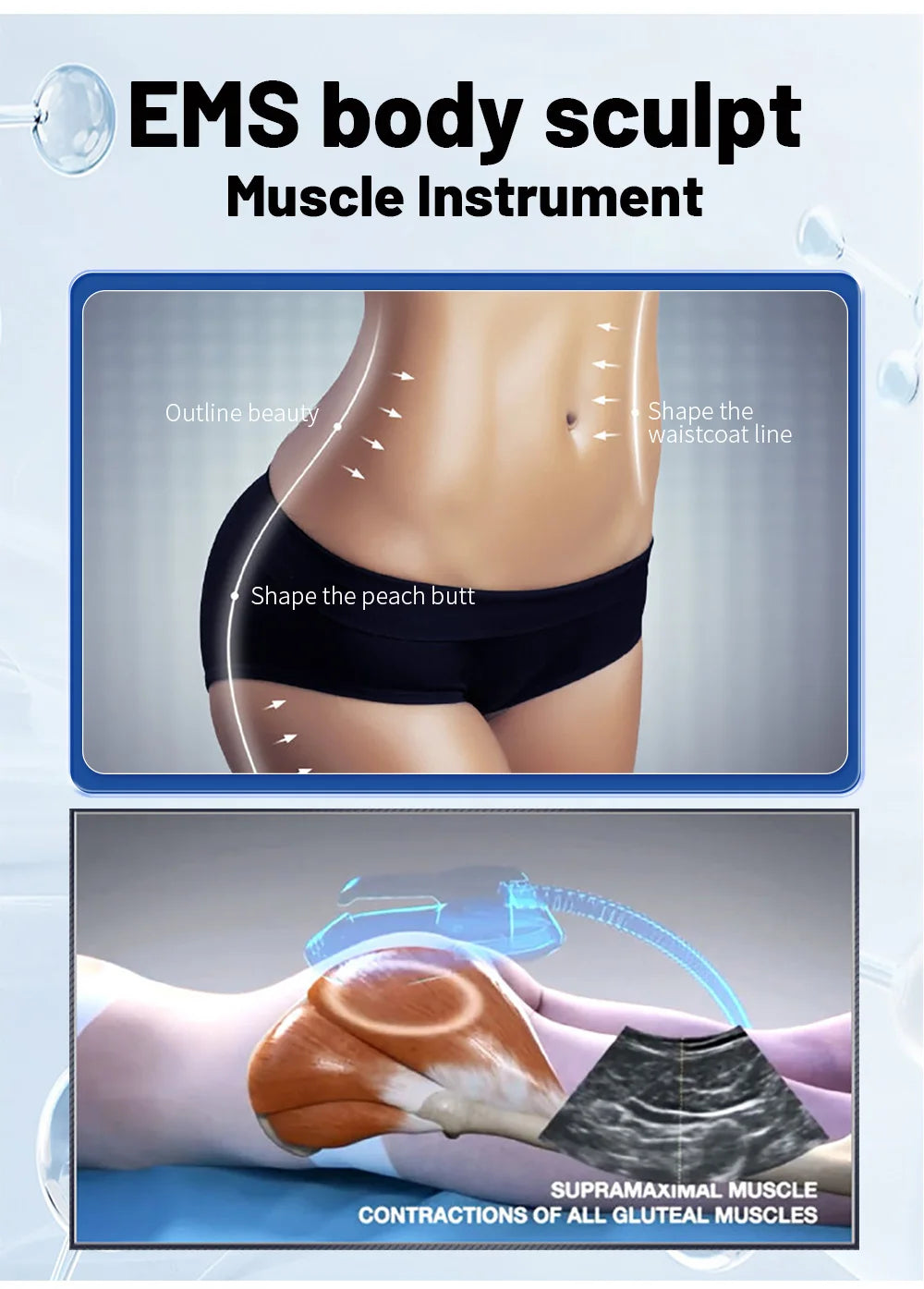 MYOslim EMS Machine EMS Body Slimming NEO Sculpting Fat Burning Nova Weight Lose Electromagnetic Muscle
