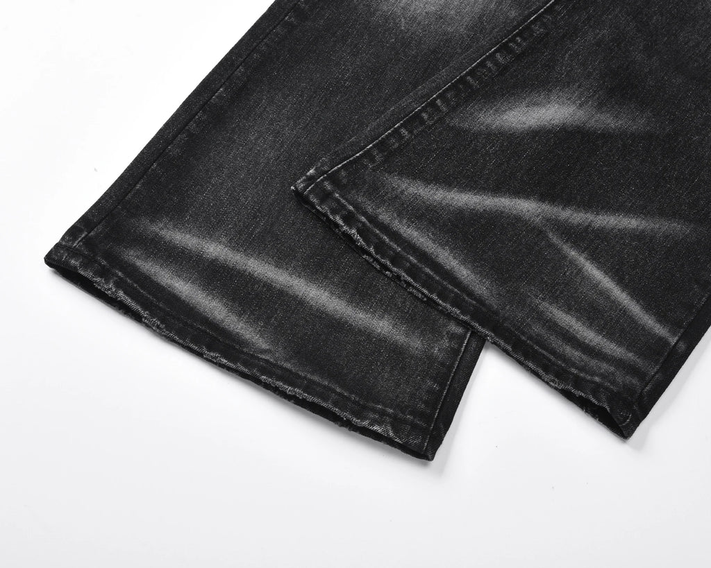 Yao Fashion Basic Style Daily Wear Street Style Retro Unisex Pants Y2k High Street Loose Vintage High Quality Jeans For Men