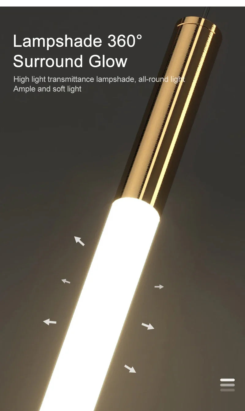 Nordic Led Pendant Lights Indoor Lighting Decoration Home Bedroom Bedside Light Living Dining Table Room Corridor Hanging Lamp