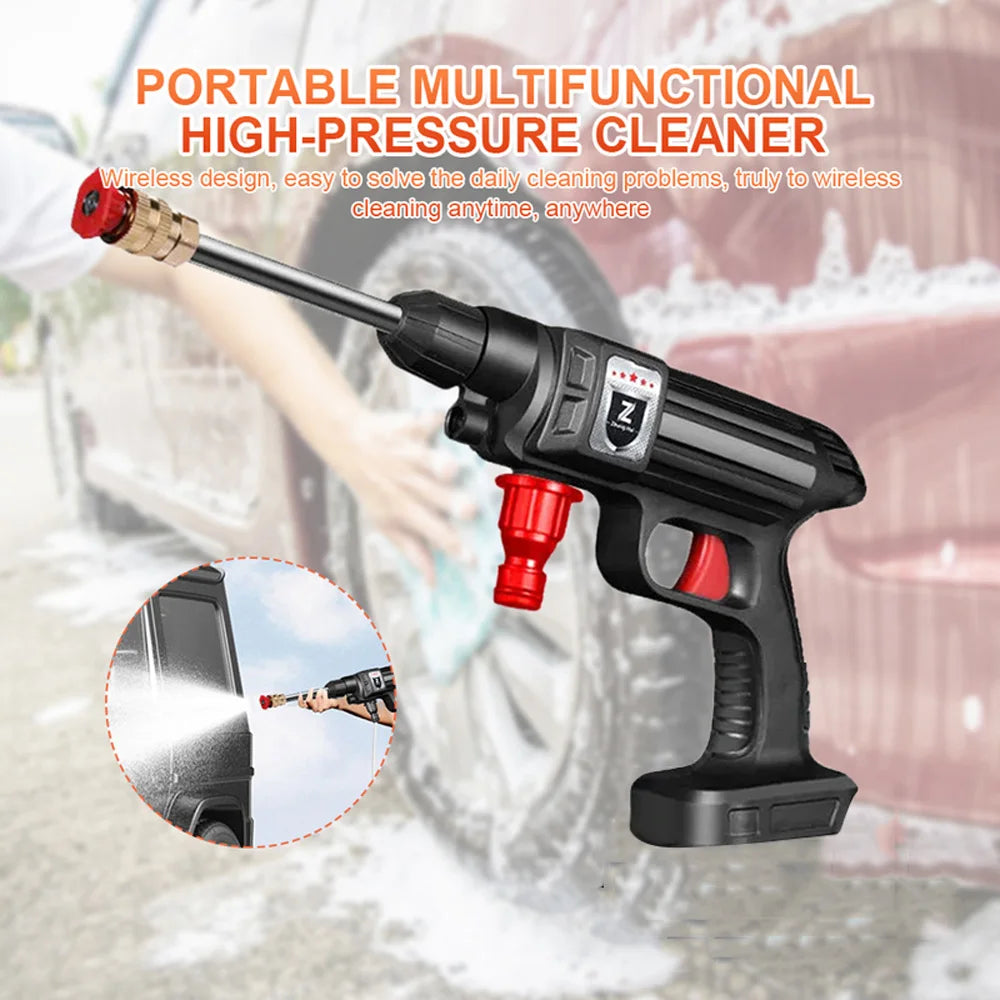 Car High Pressure Washer Cordless Rechargeable Foam Generator Household Garden Tools NO Battery For Home Cleaning