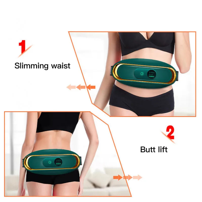 Slimming Machine Abdominal Massage Belt Anti-cellulite Massager Women Electric Belly Fat Burner for Body Massager Fat Removal