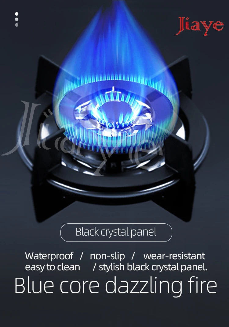 Home Kitchen Cooking Appliances 4 Burner Built in Gas Stove Cooker With Glass Top Gas and Electric Hob