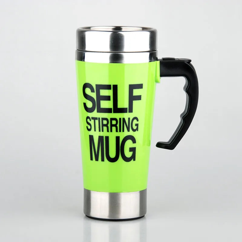 450ML Automatic Stirring Electric Mixing Cup Coffee Milk Self Stirring Mug Stainless Steel Thermal Smart Double Insulated Cup