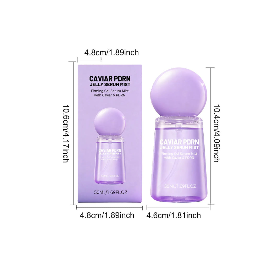 Collagen Peptide Jelly Essence Mist Spray Smooths Moisturize Dry Lines Nourish Hydrating Soft Facial Pores Skin Serum Spray 50ml