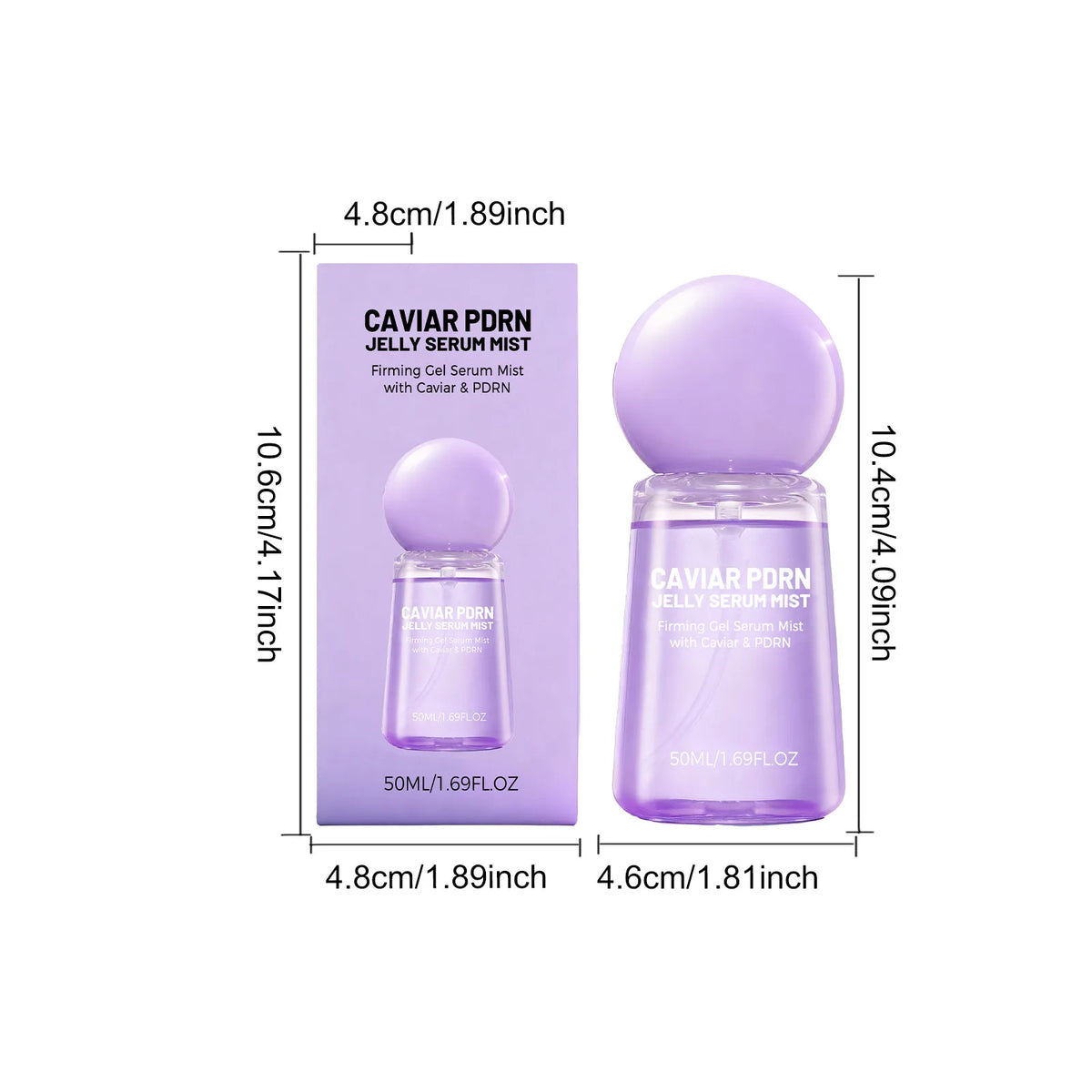Collagen Peptide Jelly Essence Mist Spray Smooths Moisturize Dry Lines Nourish Hydrating Soft Facial Pores Skin Serum Spray 50ml