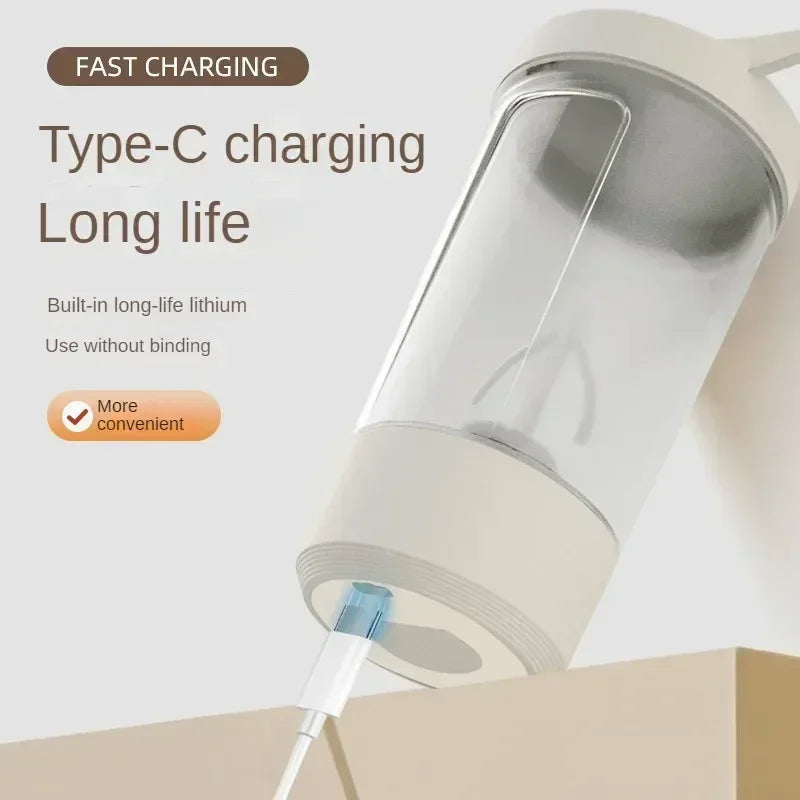 2026 Portable Electric Blender USB Rechargeable Shaker Cup High Powerful Sport Mixing Cup For Milkshake Coffee Outdoor Fitness
