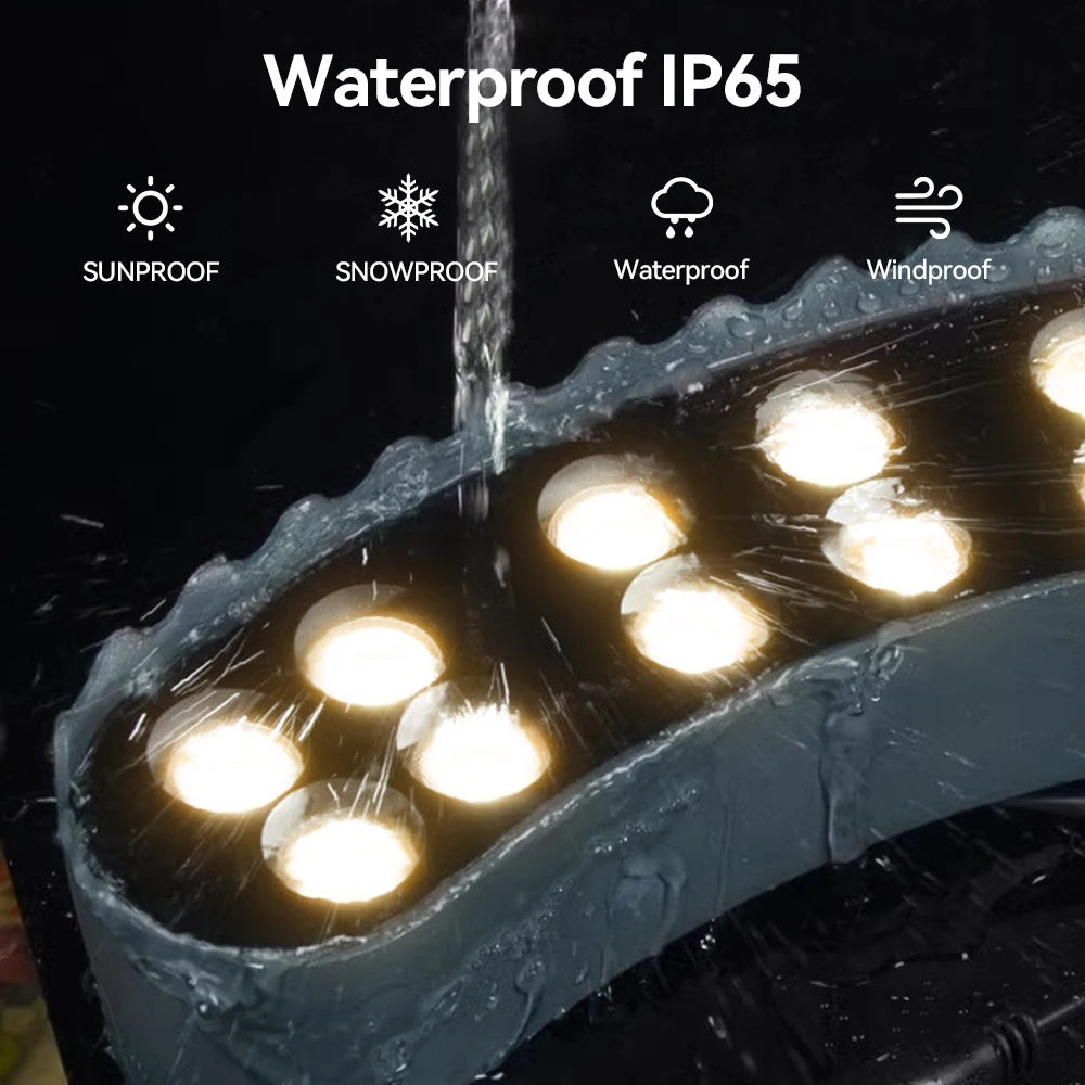 5Pcs LED Tree Hugging Lamp 85-265V Outdoor Christmas Tree Holding Lighting Lamp Waterproof IP65 Garden Park Courtyard Decor Lamp