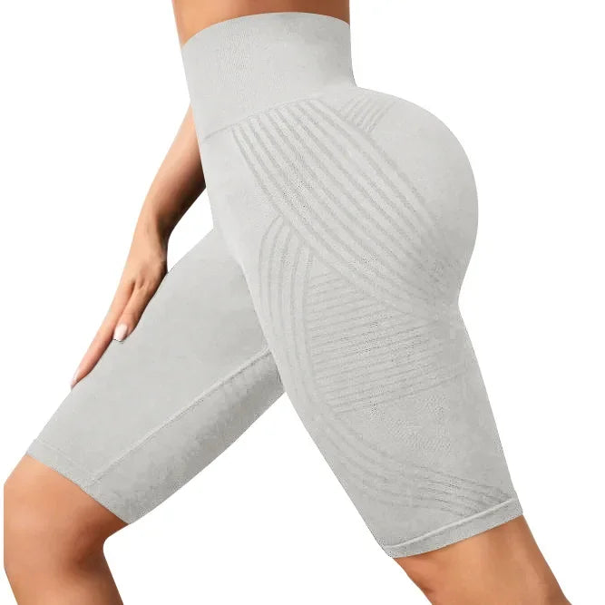 Anti-Cellulite 3D Compression Biker Shorts High Waisted Butt Lifting Tummy Control Training Cellulite Slimming Workout Shorts