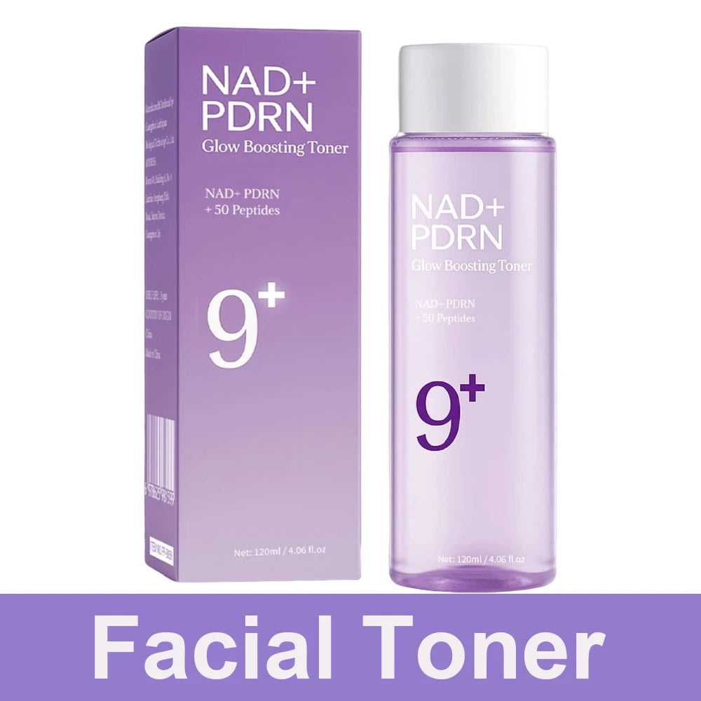 9+ NAD+ PDRN Lifting-sil Essence for Women Firming Fade Fine Lines NAD+ Serum Toner for Brightening Skin 50ML Skin Care Products