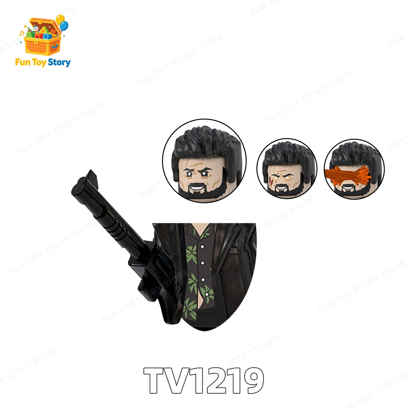 TV6224 TV Watchdog Series, Assembled Building Blocks, Human Toys, Collected by Film and Television Enthusiasts, Gifts for People