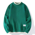 New Winter Fleece Turtleneck Sweater Men Warm Knit Pullovers Mens Casual Knitted Sweaters Solid Color Turtleneck Knitwear Man