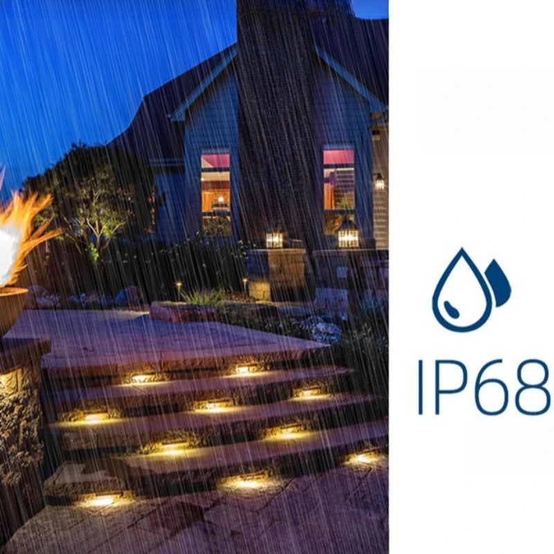 Aluminium Garden Decorative Lights Household Waterproof Outdoors Light Courtyard Park Porch Landscape Lamp LED Rotate Lamps 2.5W