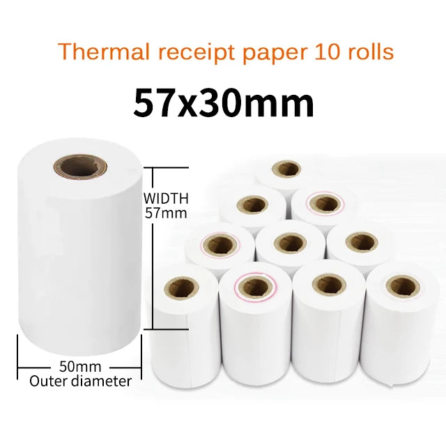 NETUM Thermal Paper Rolls Cash Register Receipt Paper 58mm/80mm (10 Rolls per Case)
