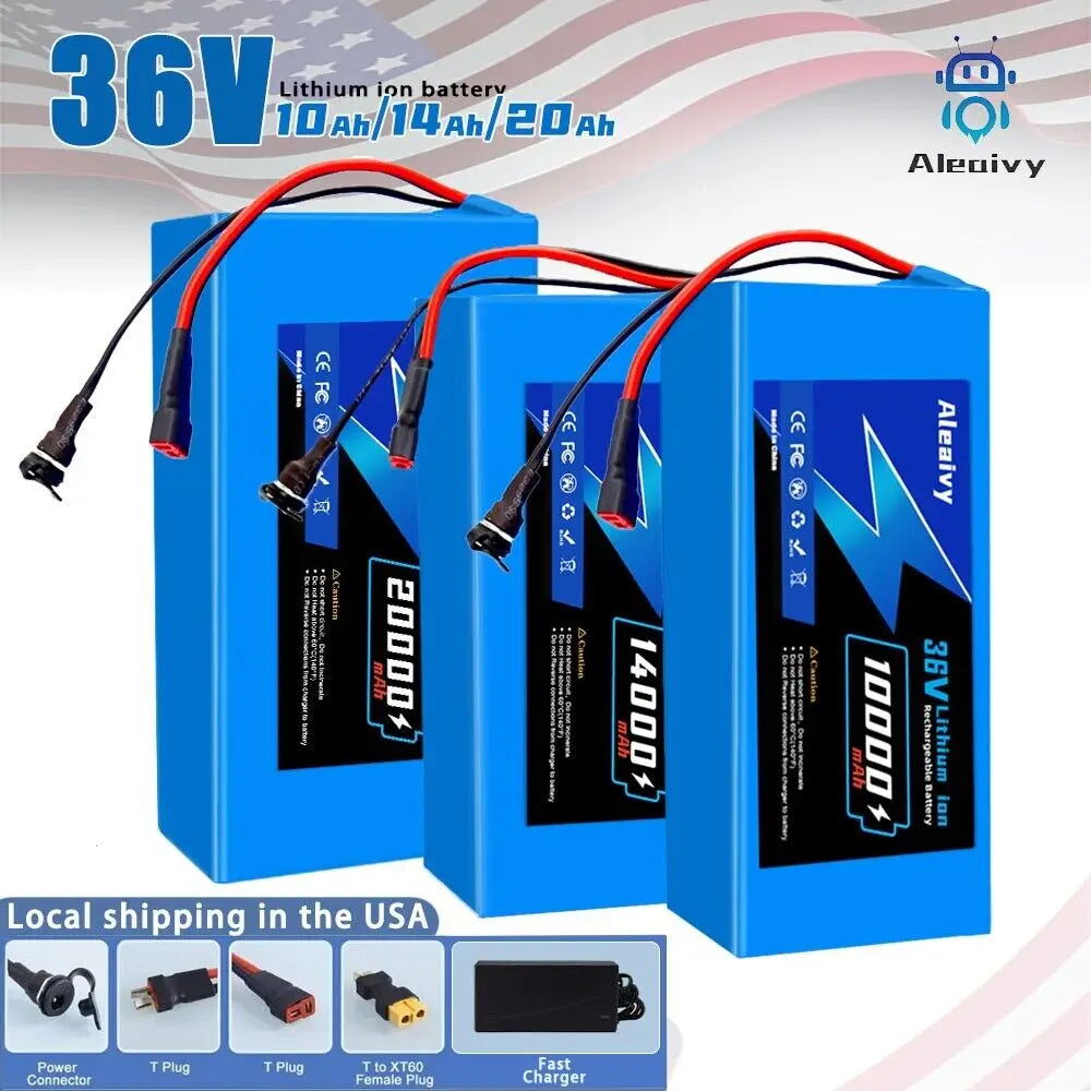 10S5P 36V 16000mAh Electric Scooter Lithium Battery 18650 Battery Pack 36V 12/16/20Ah Electric Scooter Electric Scooter Battery