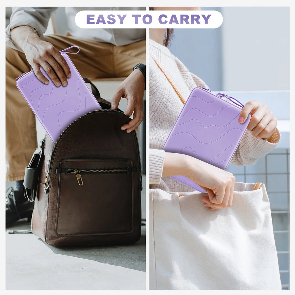 6-7 Inch Silicone Clutch for 7" Kindle Paperwhite and Kindle Colorsoft Signature Edition,6 inch K-indle,Kobo,Nook E-Reader Bag