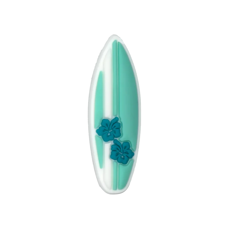 1/30PCS Shoe Charms New Hawaiian Style Flower Surf Board Shoe Accessories Pins for Clog Kawaii Women Men Cute Shoe Decoration