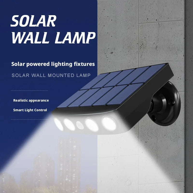 Outdoor Home Courtyard Outdoor Waterproof Lighting Solar Induction Street Lamp Simulation Monitoring Intelligent Light Control