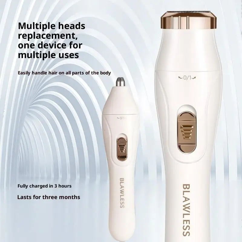 New Women Electric Shaver Hair Remover Razor Cordless Waterproof For Face Bikini Underarms Legs Body Hair Remover Machine