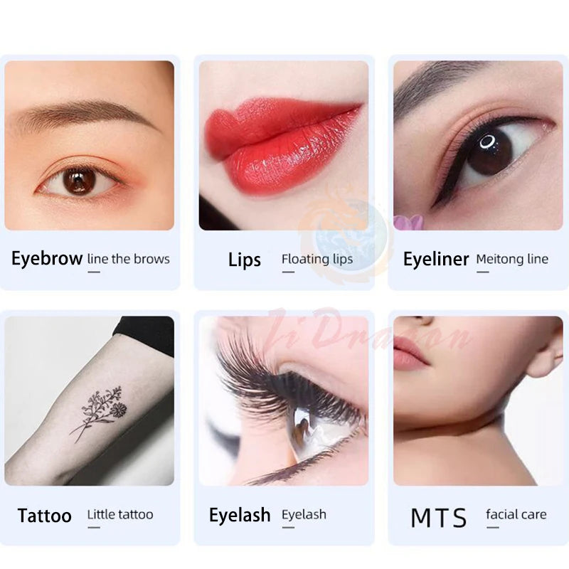 Permanent Makeup Machine for Eyebrows Miroblading Eyeliner Lip Beauty Microshading Professional PMU Machine Tattoo Pen Gun Kit
