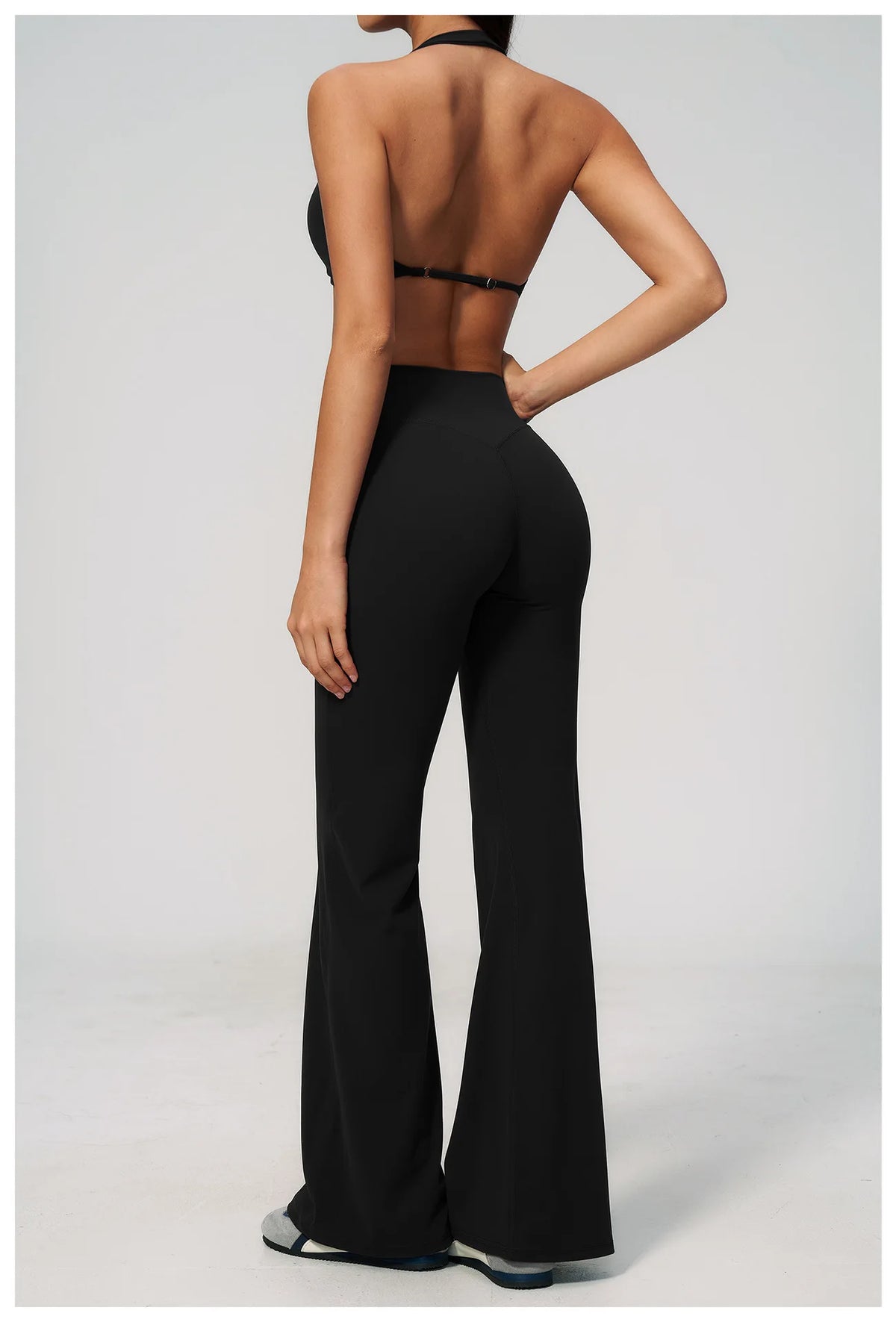 Women Tracksuits 2PCS Yoga Suit Gym Outfits Workout Clothing Deep V Workout Bra High Waist Butt Lift Pants Outdoors Sports Set